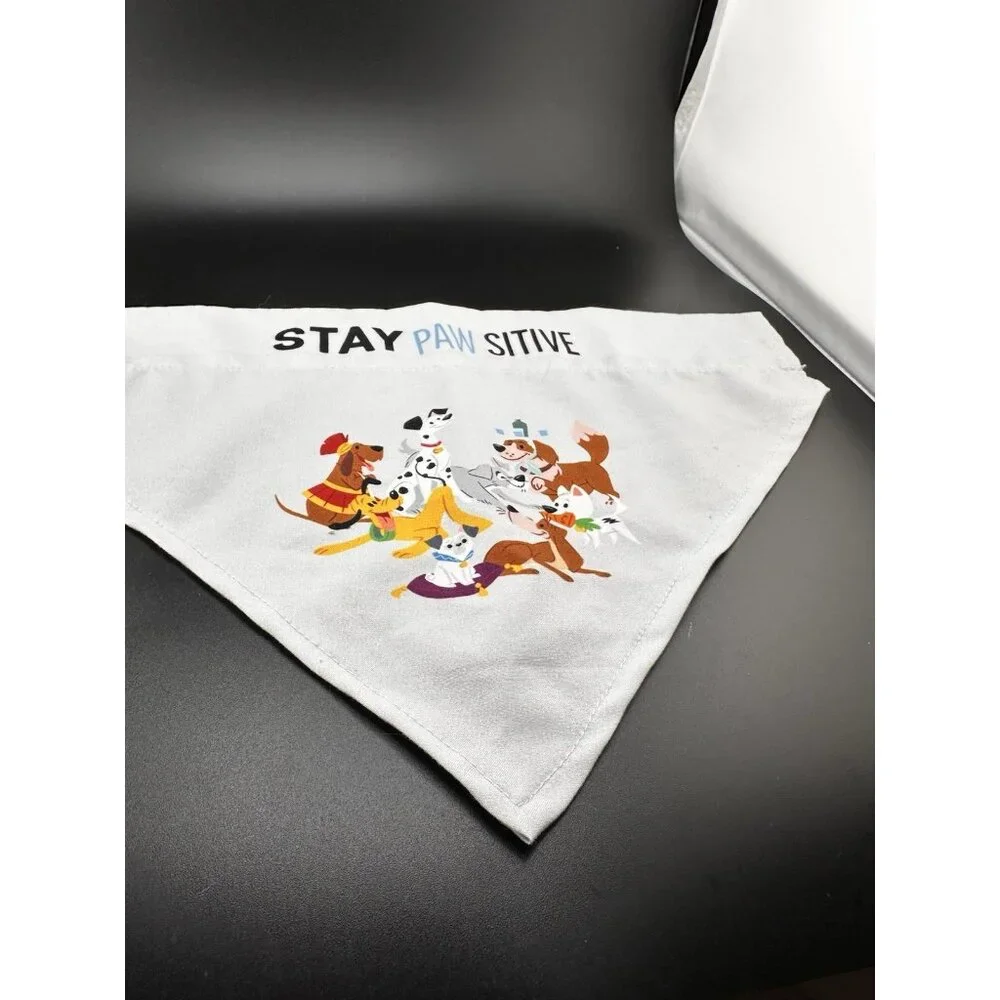 Disney‎ Tails Bandana Cats Dogs Stay Pawsitive Pluto Nana Bolt SIZE 0 XS/Small